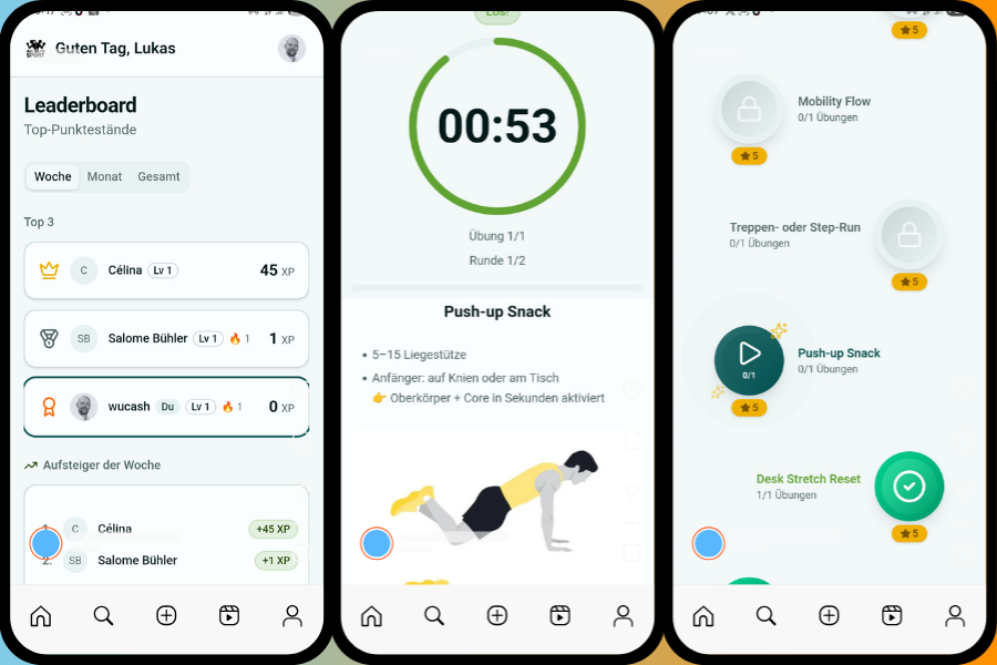 Screenshot von 3place.ch
