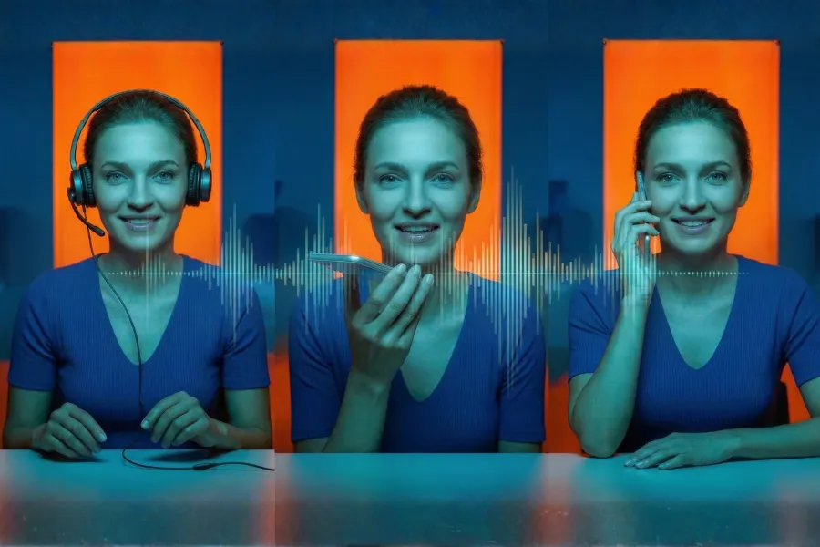 KI-Telefonassistent Illustration